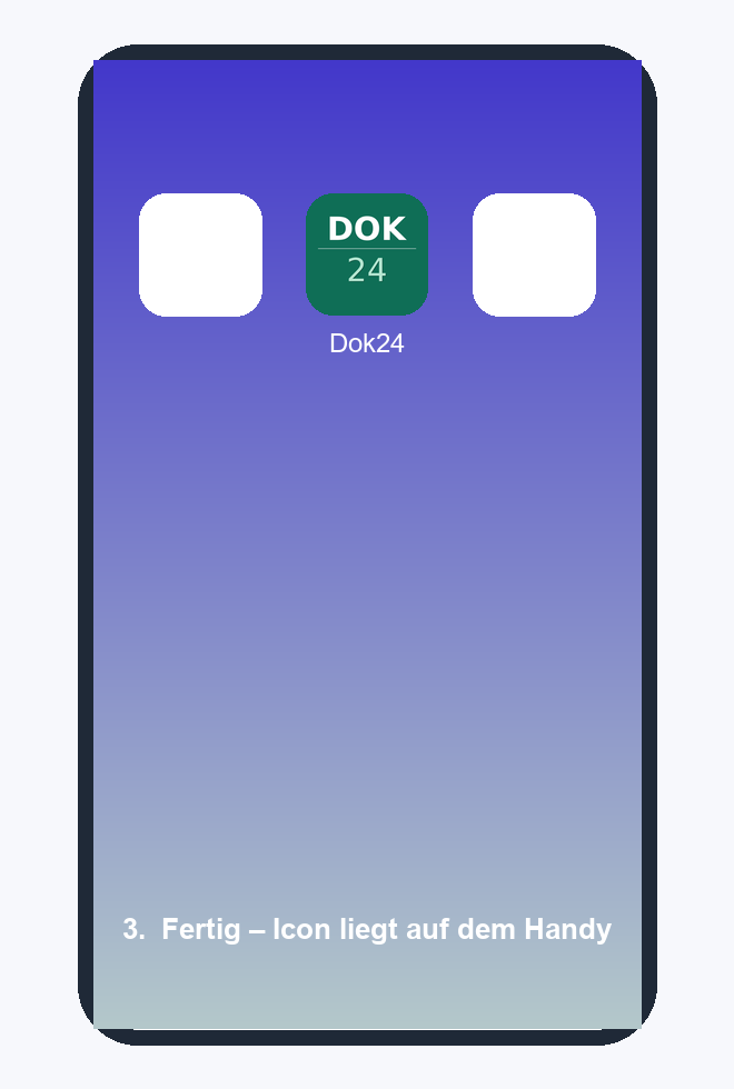 3. Fertig auf dem Handy